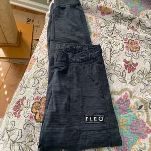 Fleo Small Heather Steel Harley joggers
